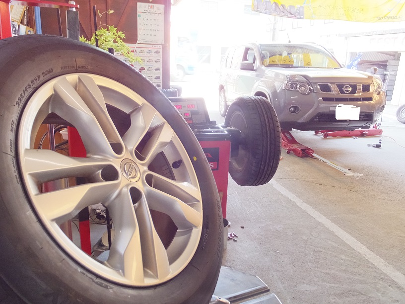 エクストレイル タイヤ交換