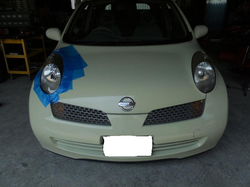 今治市でヘッドランプ コーティングは曽我部モータース